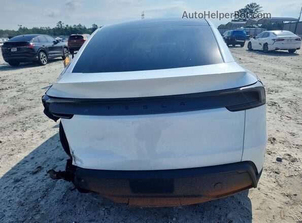 7SAYGDED3TA432038 2026 TESLA MODEL Y White უკანა ხედი