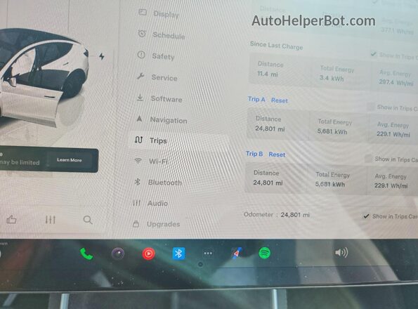 7SAYGDED3TA432038 2026 TESLA MODEL Y White ხელსაწყოთა პანელის ხედი