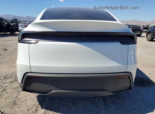 7SAYGDED3TF375598 2026 TESLA MODEL White Vista trasera