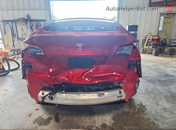 7SAYGDED4RF093639 2024 TESLA OTHER Красный Вид сзади