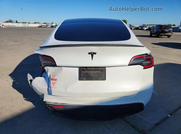 7SAYGDED4SF277419 2025 TESLA MODEL White Vista trasera