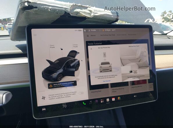 7SAYGDED5SF314090 2025 TESLA MODEL Y Gray 