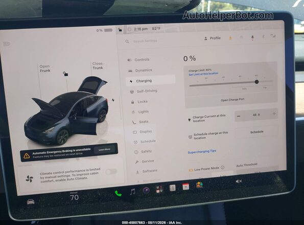 7SAYGDED5SF314090 2025 TESLA MODEL Y Gray 
