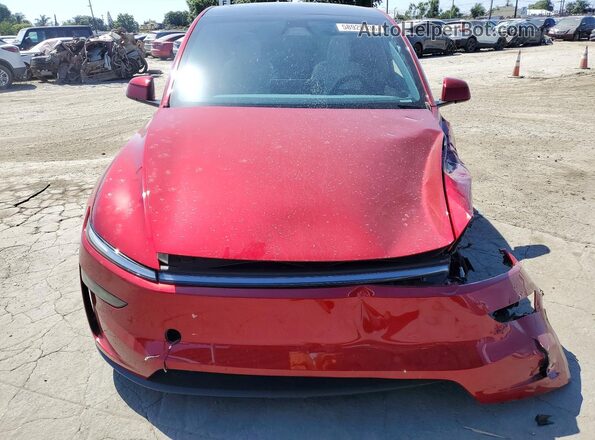 7SAYGDED5TF377045 2026 TESLA MODEL Красный Вид спереди