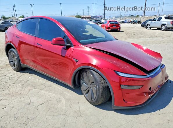 7SAYGDED5TF377045 2026 TESLA MODEL Красный Передняя правая четверть