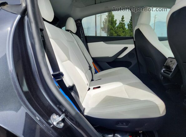 7SAYGDED5TF385971 2026 TESLA MODEL Charcoal Вид задніх сидінь