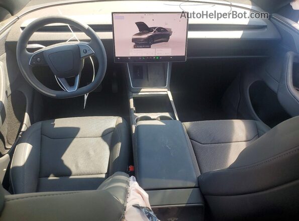 7SAYGDED5TF647083 2026 TESLA MODEL Charcoal Widok deski rozdzielczej