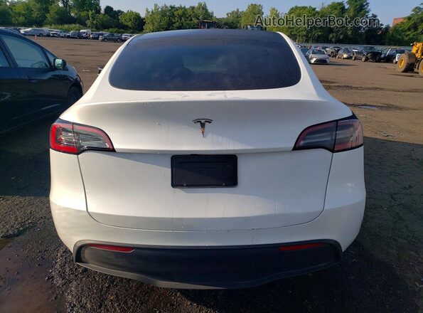 7SAYGDED6PF940819 2023 TESLA MODEL Белый Вид сзади