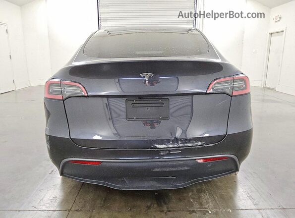 7SAYGDED6SF237231 2025 TESLA MODEL Gray Vista trasera