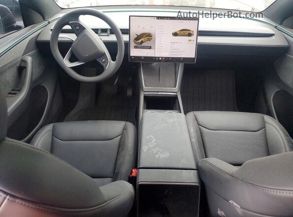 7SAYGDED6TF624590 2026 TESLA MODEL Black წინა პანელის ხედი