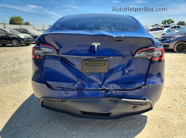 7SAYGDED7PF976566 2023 TESLA MODEL Blue უკანა ხედი