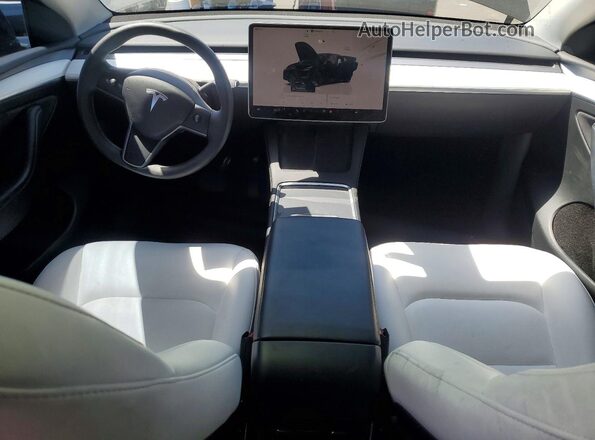 7SAYGDED7RF103161 2024 TESLA MODEL Black Առջևի վահանակի տեսք