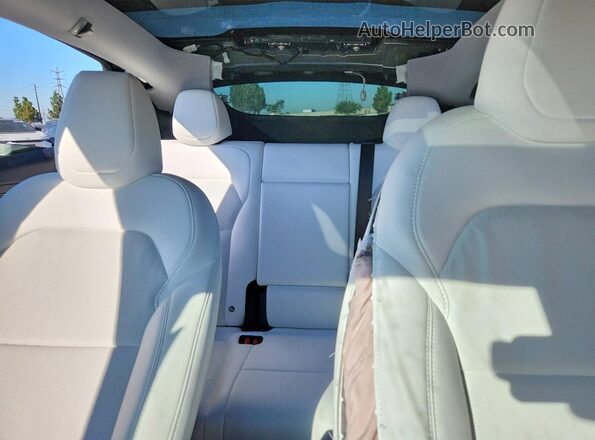 7SAYGDED7TF559054 2026 TESLA MODEL Charcoal უკანა სავარძლების ხედი