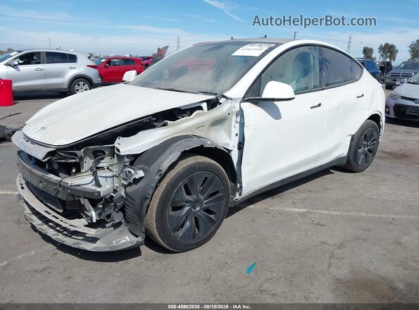 7SAYGDED8RF126531 2024 TESLA MODEL Y White წინა ხედი