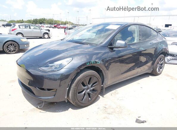 7SAYGDED8SF259568 2025 TESLA MODEL Y Серый Передняя левая четверть