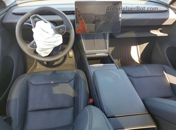7SAYGDED8TA416918 2026 TESLA MODEL Gray Widok deski rozdzielczej