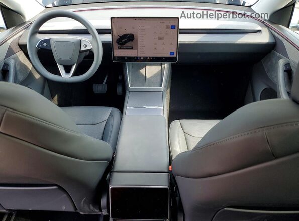 7SAYGDED8TF420809 2026 TESLA MODEL Black Widok deski rozdzielczej