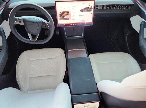7SAYGDED8TF575439 2026 TESLA MODEL Gray წინა პანელის ხედი