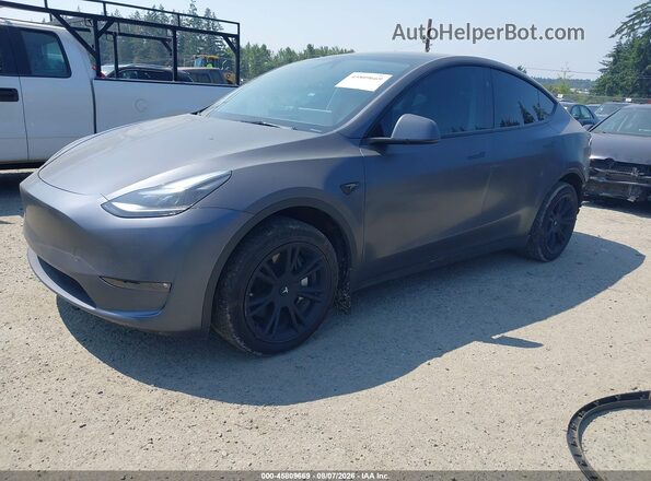 7SAYGDED9PF956836 2023 TESLA MODEL Y Серый Передняя левая четверть