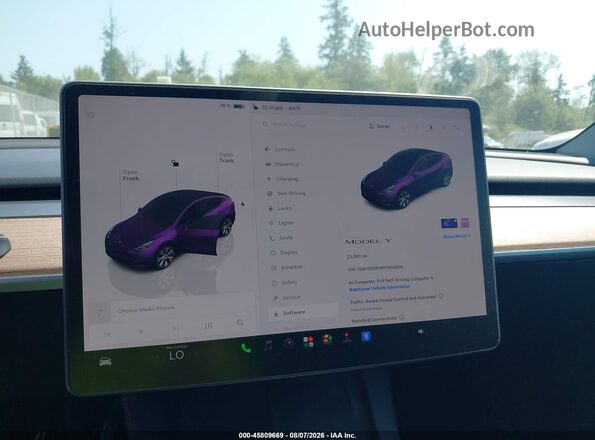 7SAYGDED9PF956836 2023 TESLA MODEL Y Серый 