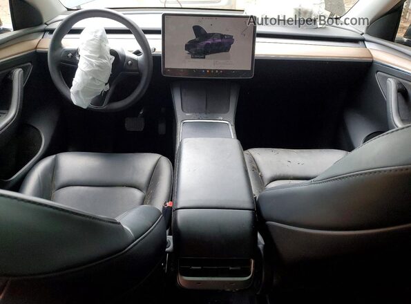 7SAYGDED9RF050897 2024 TESLA MODEL Black Widok deski rozdzielczej