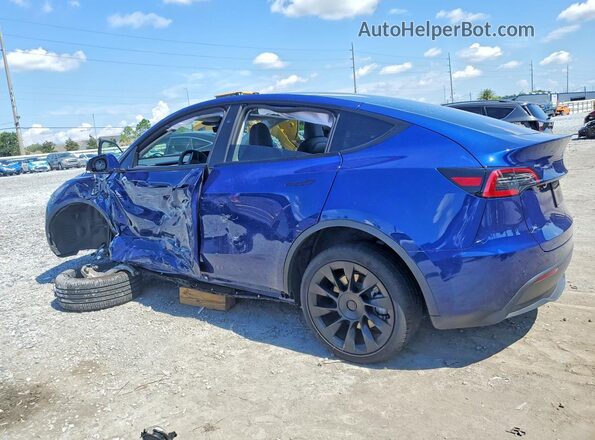 7SAYGDED9RF158114 2024 TESLA MODEL Blue Trasero izquierdo