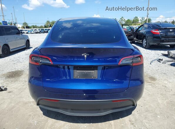 7SAYGDED9RF158114 2024 TESLA MODEL Blue Vista trasera