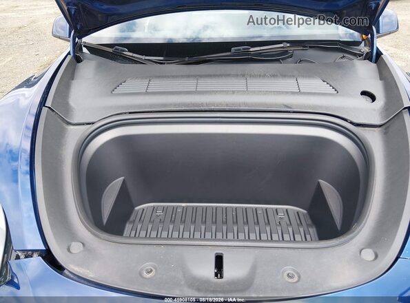 7SAYGDED9RF162888 2024 TESLA MODEL Y Blue Widok z tyłu
