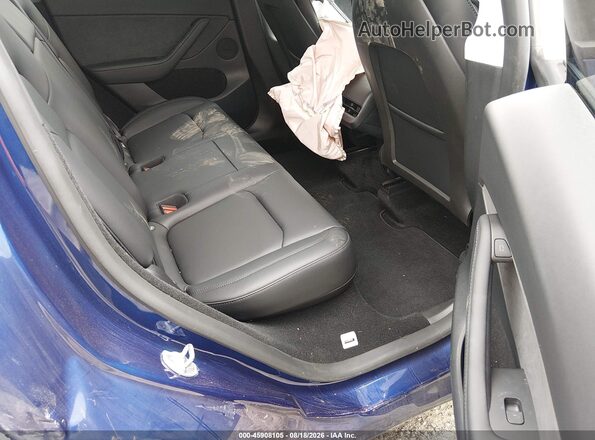 7SAYGDED9RF162888 2024 TESLA MODEL Y Blue Widok naklejki z numerem VIN