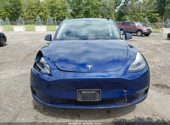 7SAYGDED9RF162888 2024 TESLA MODEL Y Blue Widok zestawu wskaźników