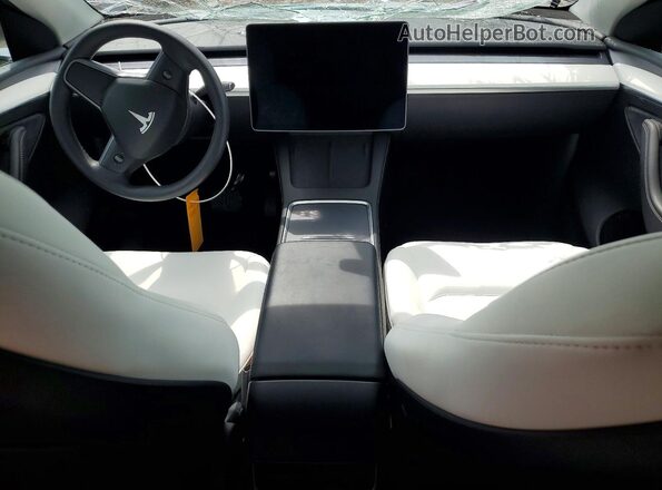 7SAYGDED9RF163555 2024 TESLA MODEL Gray Вид наклейки з VIN-кодом