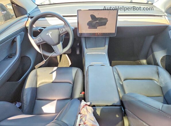 7SAYGDED9SF250524 2025 TESLA MODEL Серый Вид панели приборов