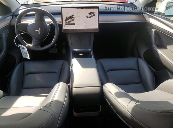 7SAYGDED9SF321592 2025 TESLA MODEL Белый Вид панели приборов