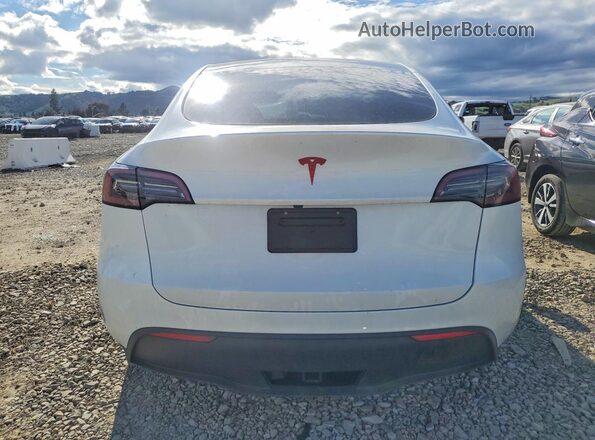 7SAYGDED9SF321592 2025 TESLA MODEL Белый Вид сзади