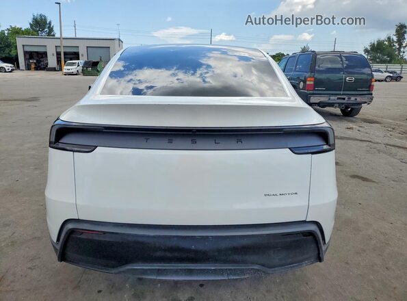 7SAYGDED9TA500973 2026 TESLA MODEL White Вид ззаду