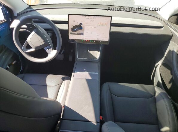 7SAYGDED9TA579884 2026 TESLA MODEL Blue Vista del salpicadero