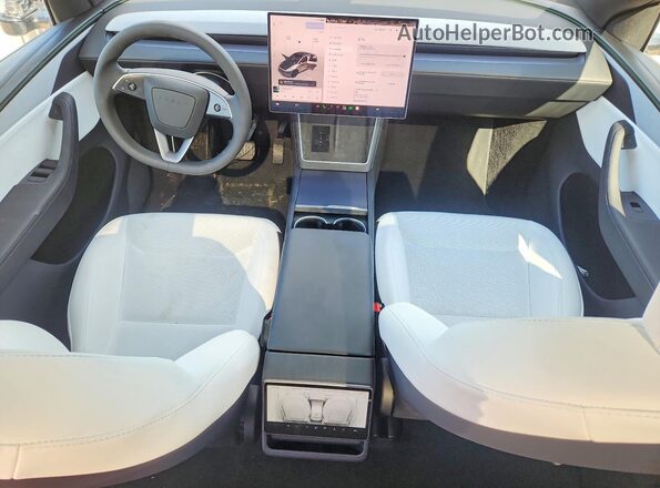 7SAYGDED9TA719710 2026 TESLA MODEL Charcoal Dashboard view
