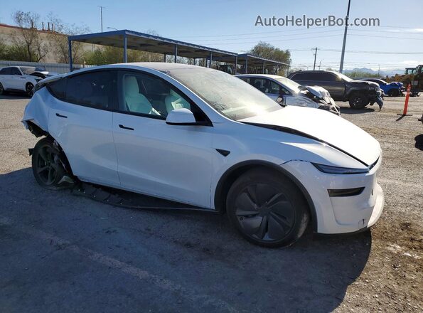7SAYGDED9TF539405 2026 TESLA MODEL White Передня права чверть