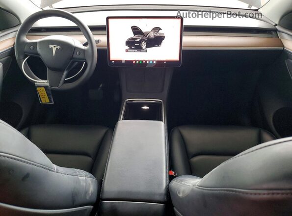 7SAYGDEDXPF944114 2023 TESLA MODEL Черный Вид панели приборов