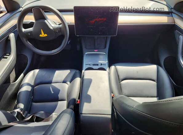7SAYGDEDXPF949703 2023 TESLA MODEL Серый Вид панели приборов