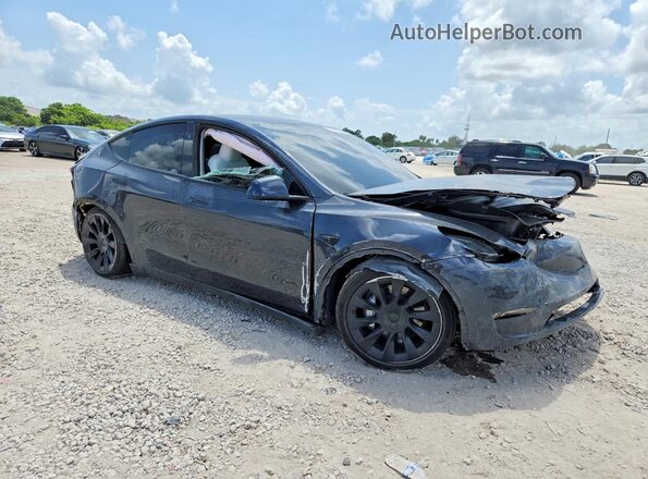 7SAYGDEDXRF052612 2024 TESLA MODEL Угольный Передняя правая четверть