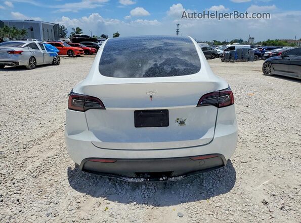 7SAYGDEDXSF267929 2025 TESLA MODEL White Вид ззаду