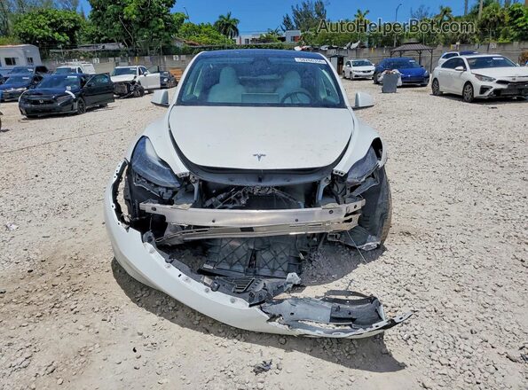 7SAYGDEDXSF267929 2025 TESLA MODEL White Вид спереду