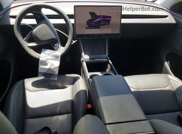 7SAYGDEDXTA462380 2026 TESLA MODEL Black Вид панелі приладів