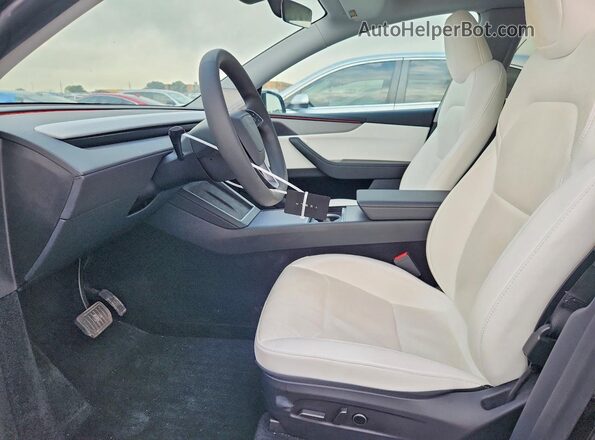 7SAYGDEDXTF425767 2026 TESLA MODEL Black Вид салону спереду