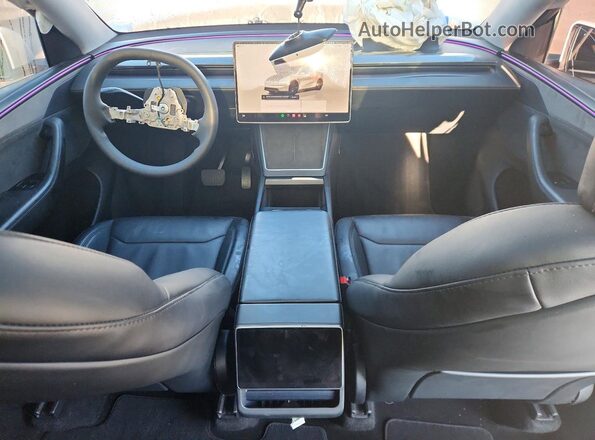 7SAYGDEDXTF460888 2026 TESLA MODEL Белый Вид панели приборов
