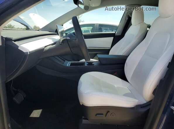 7SAYGDEE0NF312440 2022 TESLA MODEL Blue Սալոնի դիմացի տեսք