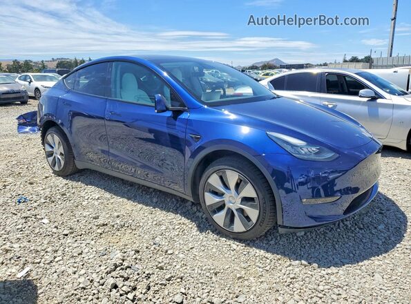 7SAYGDEE0NF312440 2022 TESLA MODEL Blue Առջևի աջ