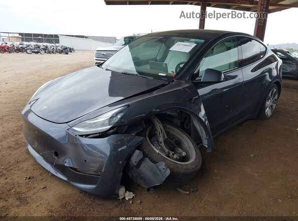 7SAYGDEE0NF420847 2022 TESLA MODEL Y Серый Передняя левая четверть