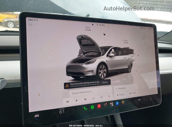 7SAYGDEE0NF420847 2022 TESLA MODEL Y Серый 